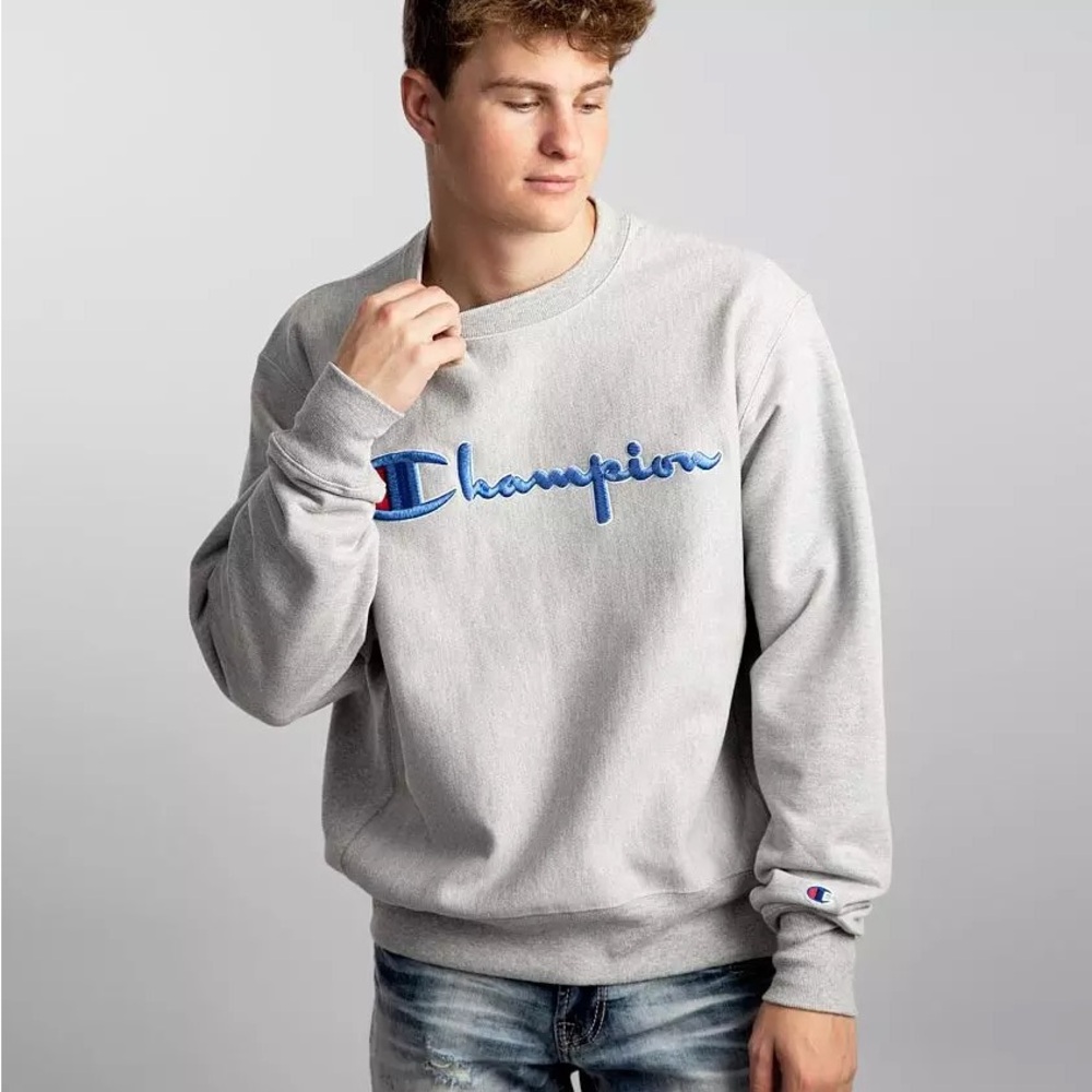 Champion Men's Gray Crewneck